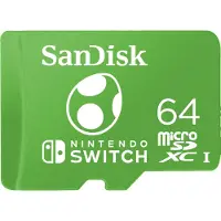 SanDisk 64GB Nintendo Switch Yosi, microSDXC -muistikortti, UHS-I, 100/90 MB/s