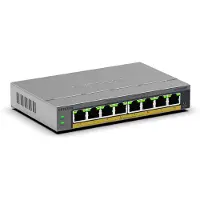 Netgear GS108EPP-100EUS - Kytkin, Harmaa