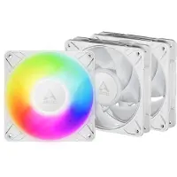Arctic Cooling P12 Pro, 120 mm, PWM, nestelaakeri, ARGB -tuuletinsarja, 3 kpl, valkoinen