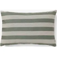 Compliments Outdoor Stripe Cushion - Green - 40X60CM