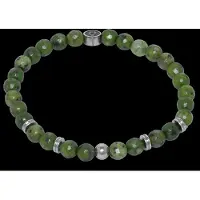 Edd. Beads Bracelet 6Mm - Green - 5 cm