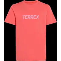 Adidas K Mt Logo Tee - Coral - 116