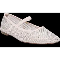 Bianco Bialilja Mesh Ballerina - White - 40