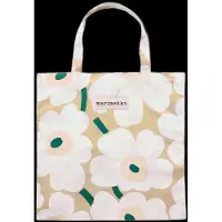 Marimekko Pieni Unikko Bag 43X44Cm - Beige - 43X 44CM