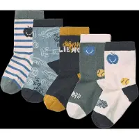 Liewood Silas Socks 5-Pack - Blue - 17/18