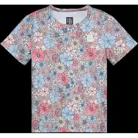 Color Kids Sport T-Shirt S/S, Aop - Pink - 92