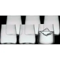 Lyngby Glas Water Glass Zero 6 Pcs - Nude - 42 CL