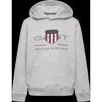 Gant Kids Archive Shield Hoodie - Grey - 134