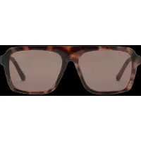 Mango Aviator Sunglasses With Plastic Frame - Brown - ONE SIZE