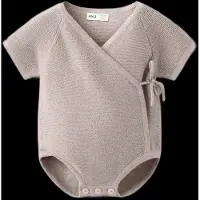 Mango Fine Knit Babygrow - Brown - 68
