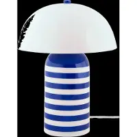 Leitmotiv Table Lamp Rayado Retro - Blue - H30CM