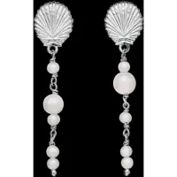 Maanesten Marylyn Earrings - Silver - LENGTH 43MM WIDTH 8.8MM