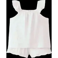 Mango Short Pyjama Set - White - 2-3