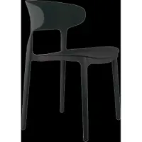 Leitmotiv Dining Chair Fain - Black - H75CM