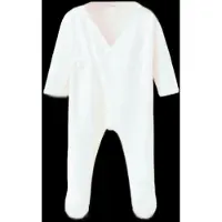 Mango Wrap Long Jumpsuit - Cream - 1-3M