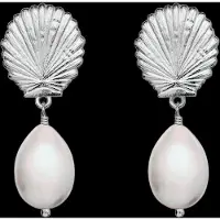 Maanesten Venus Earrings - Silver - LENGTH 35MM WIDTH 13.8MM