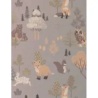 Majvillan Wallpaper Deep Forest Mystic Grey - Grey - 1005X 53CM