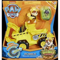 Paw Patrol Dino Deluxe Vehicles Rubble - Yellow - ONE SIZE