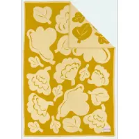 Marimekko Kukasta Kukkaan Throw 130X180 - Yellow - 130X 180CM