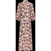 MSCH Copenhagen Mschvildana 3/4 Shirt Dress Aop - Cream - S