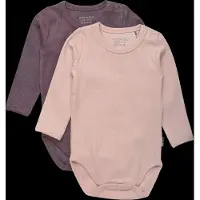 Minymo Body Ls (2-Pack) - Pink - 68