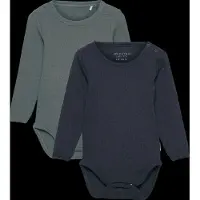 Minymo Body Ls (2-Pack) - Blue - 56