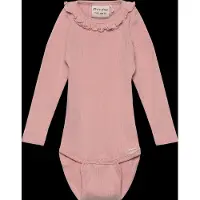 Minymo Body Ls Rib - Pink - 74