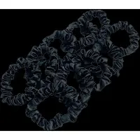 Pipol's Bazaar Skinny Scrunchie 10pcs Black