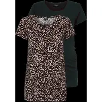 ONLY Maternity Olmlovely Life S/S Oneck Aoptop2Pck Noos - Black - S