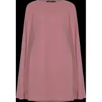 Ralph Lauren Cape Georgette Cocktail Dress - Pink - 40