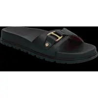 Ralph Lauren for woman. 802982883002 Tasha Flip Flop Leather Sandals black (40), Flat, None, Casual