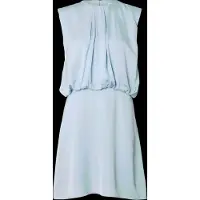 Selected Slflaurina Regular Sl Short Dress B - Blue - 36