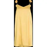 Vila Vicille Vneck Rose Singlet Shor Dress/Dc - Yellow - 40