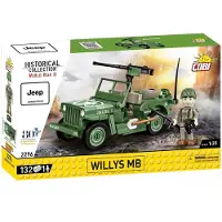 COBI WWII Willys MB Jeep 132-osainen rakennussarja