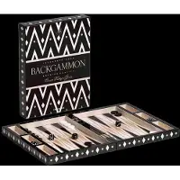 Printworks Backgammon Lakattu Black