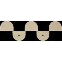 Nobodinoz Steel Wall Coat Rack 37X12X4 - Green - ONE SIZE