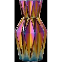 Pols Potten Vase Oily - Multi/patterned - H32CM