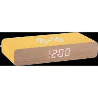 Karlsson Alarm Clock Retro Flat Led Bright Orange - Yellow - W3CM