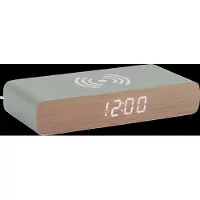 Karlsson Alarm Clock Retro Flat Led Bright Orange - Green - W3CM
