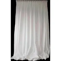 Mimou Gardiner Selma, Dobbelt Bredde - White - 290X250CM