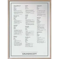 Kunskapstavlan® Grundrecept - White - 50X70