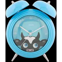 Karlsson Alarm Clock Peekaboo Cow Blue - Blue - H:18.2CM