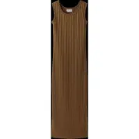 Name it Nkfjenna Sl Slim Maxi Dress - Brown - 140
