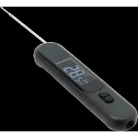 Nordic sense 2-I-1 Infrarødt Stegetermometer - Black - 17.5X3.5X2CM x 17.5