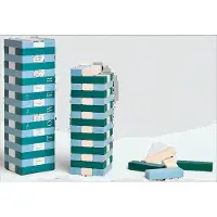 Printworks Play - Tumbling Towers, Green/Blue - Blue - ONE SIZE