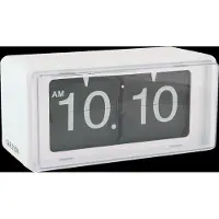 Karlsson Wall/Table Clock Retro Boxed Flip White - White - H 10CM
