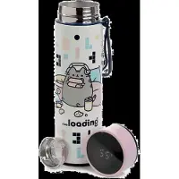 Puckator Hot & Cold Digital Thermometer Bottle - White - ONE SIZE