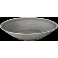 Broste Copenhagen Nordic Rain Deep Plate - Grey - Ø 22.5 CM
