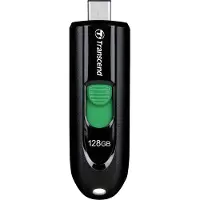 Transcend JetFlash 790C USB-C 3.2 Gen 1 128 Gt -muistitikku, musta