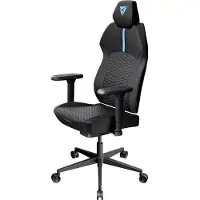 ThunderX3 Solo 360, Racer Blue keinonahkaverhoiltu pelituoli, sininen / musta